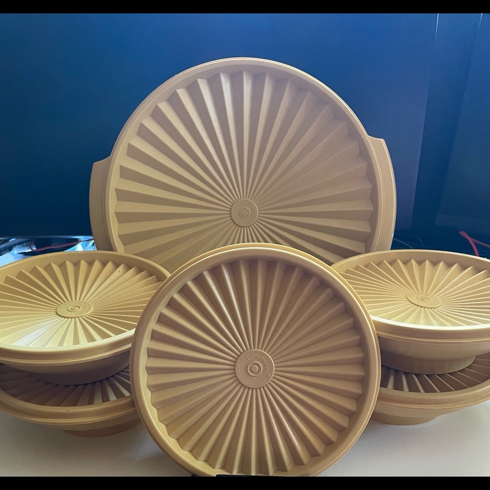 COPY - Vintage Tupperware Storage Set—Harvest Gold